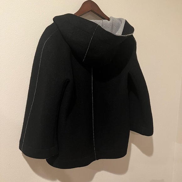 Cinzia Rocca Icons Short Wool-Blend Trench Coat, size 8 - Picture 3 of 5